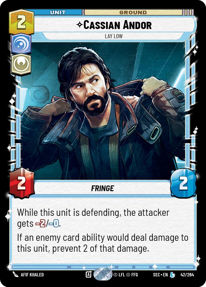 Cassian Andor (42/264) - Lay Low (42/264) [Secrets of Power] | Odin's Place
