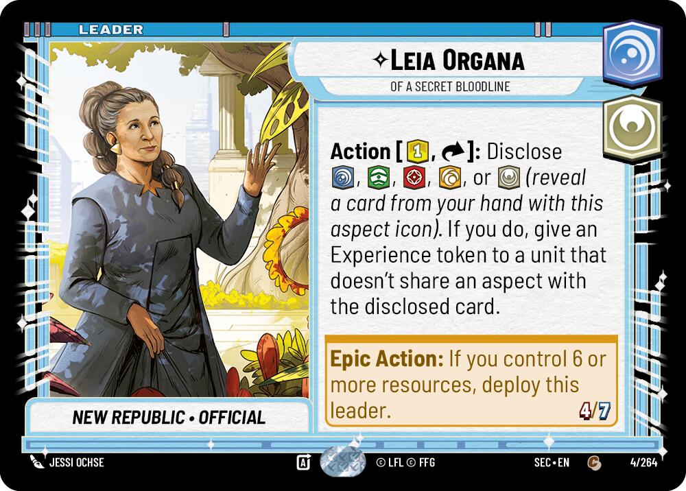 Leia Organa (4/264) - Of A Secret Bloodline (4/264) [Secrets of Power] | Odin's Place