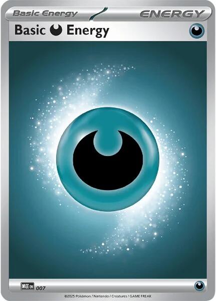 Basic Darkness Energy - 007 [Mega Evolution Energies] | Odin's Place