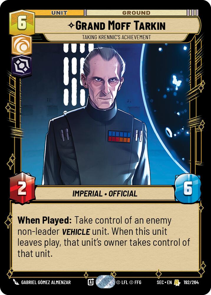 Grand Moff Tarkin (192/264) - Taking Krennic's Achievement (192/264) [Secrets of Power] | Odin's Place
