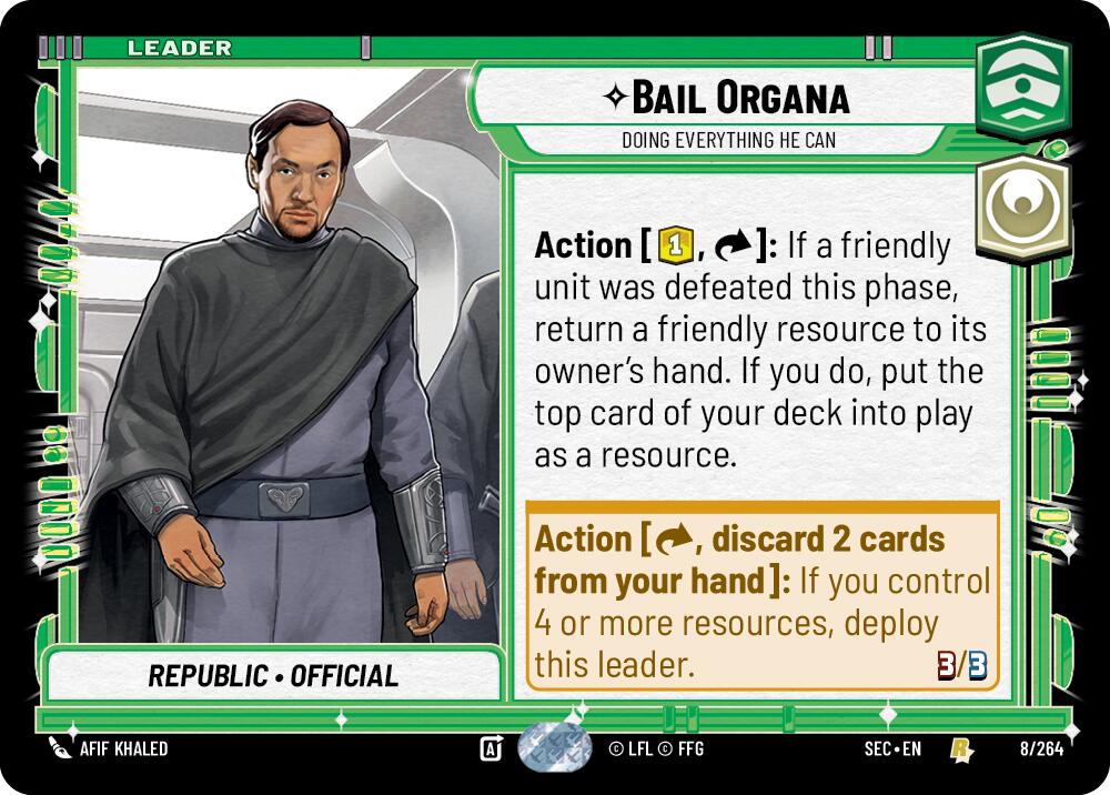 Bail Organa (8/264) - Doing Everything He Can (8/264) [Secrets of Power] | Odin's Place