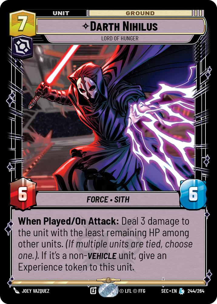 Darth Nihilus (244/264) - Lord of Hunger (244/264) [Secrets of Power] | Odin's Place