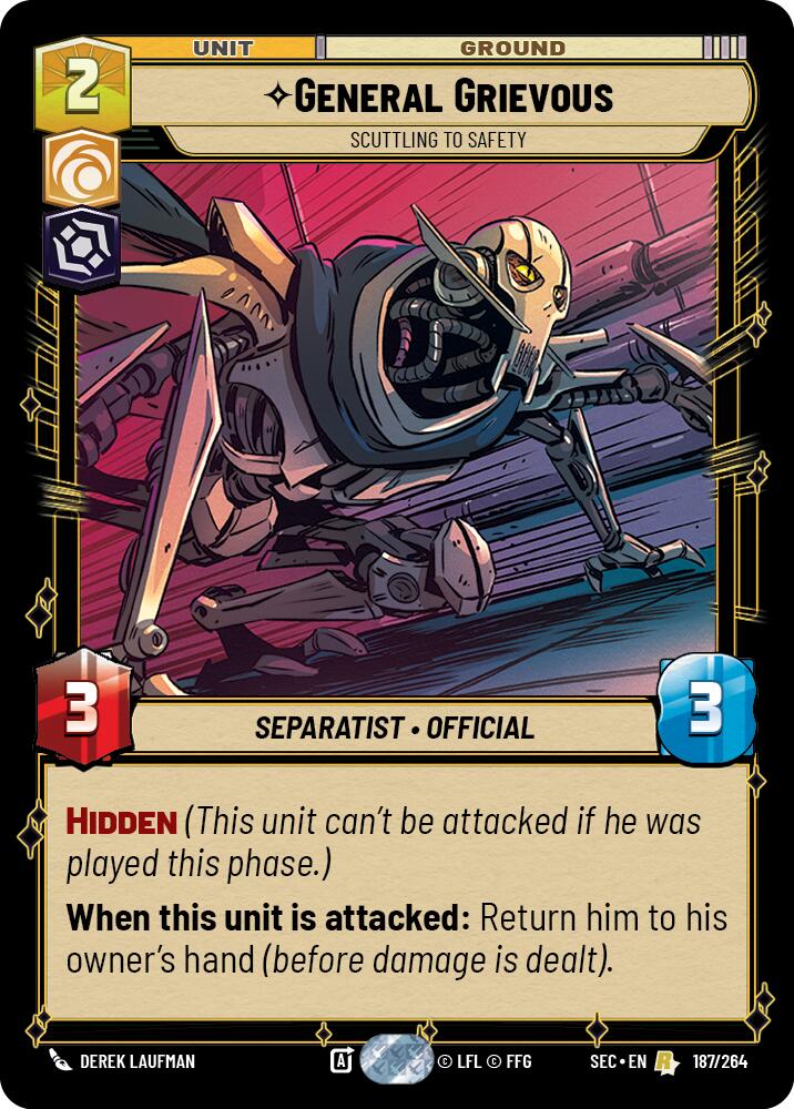 General Grievous (187/264) - Scuttling to Safety (187/264) [Secrets of Power] | Odin's Place