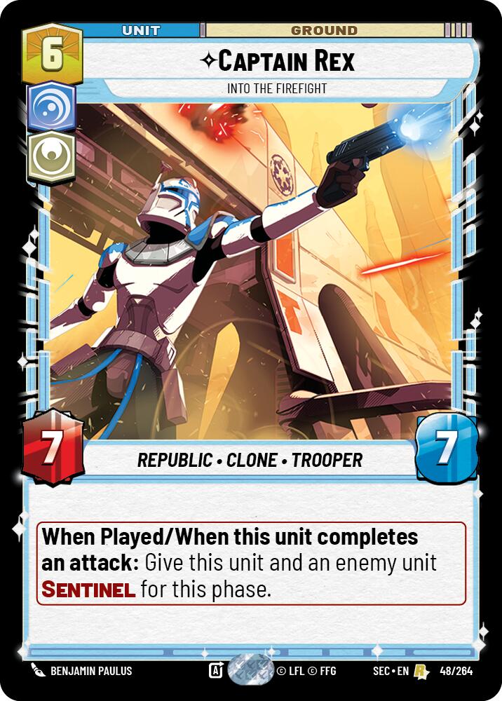 Captain Rex (48/264) - Into the Firefight (48/264) [Secrets of Power] | Odin's Place