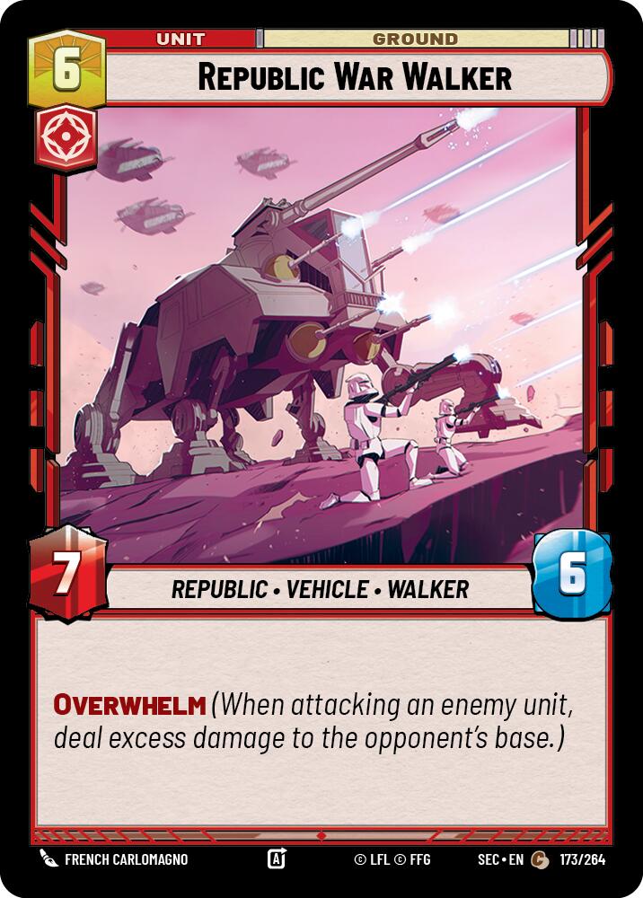 Republic War Walker (173/264) (173/264) [Secrets of Power] | Odin's Place