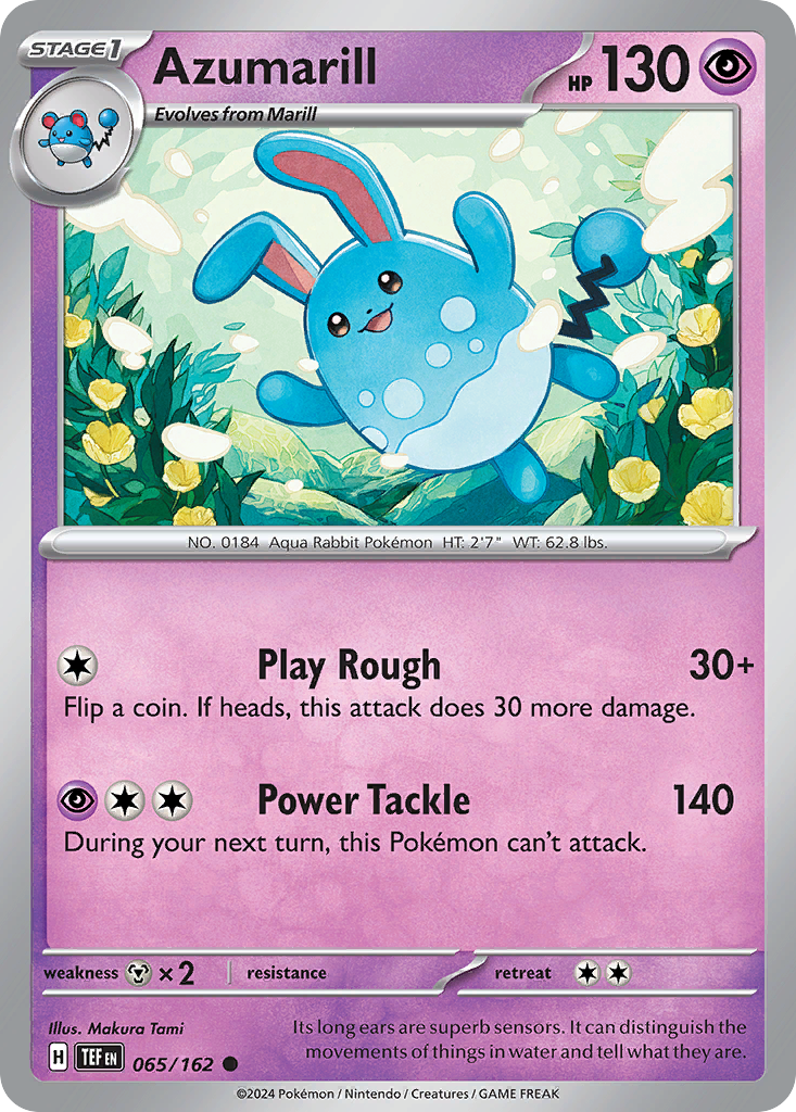 Azumarill (065/162) [Scarlet & Violet: Temporal Forces] | Odin's Place