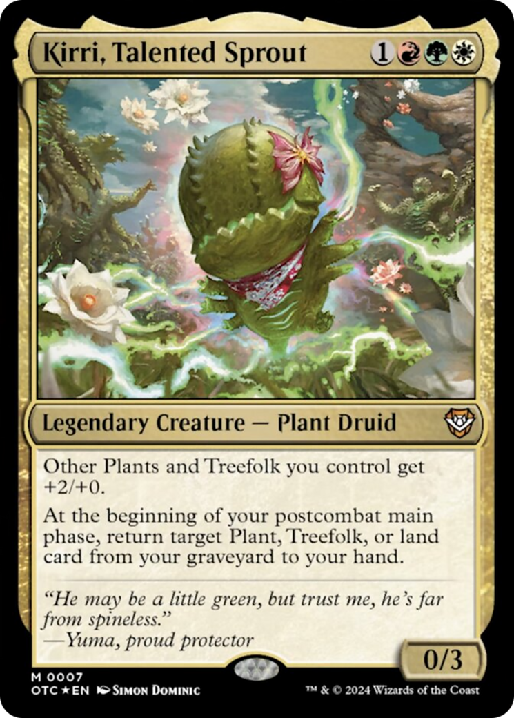 Kirri, Talented Sprout [Outlaws of Thunder Junction Commander] | Odin's Place