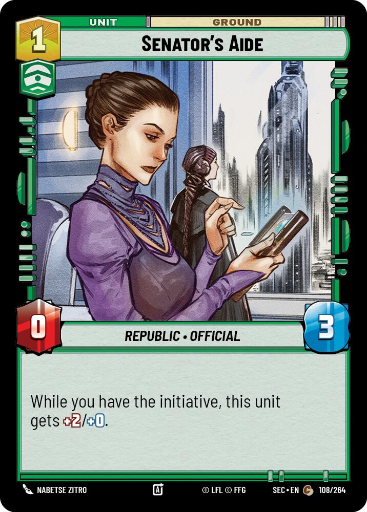 Senator's Aide (108/264) (108/264) [Secrets of Power] | Odin's Place