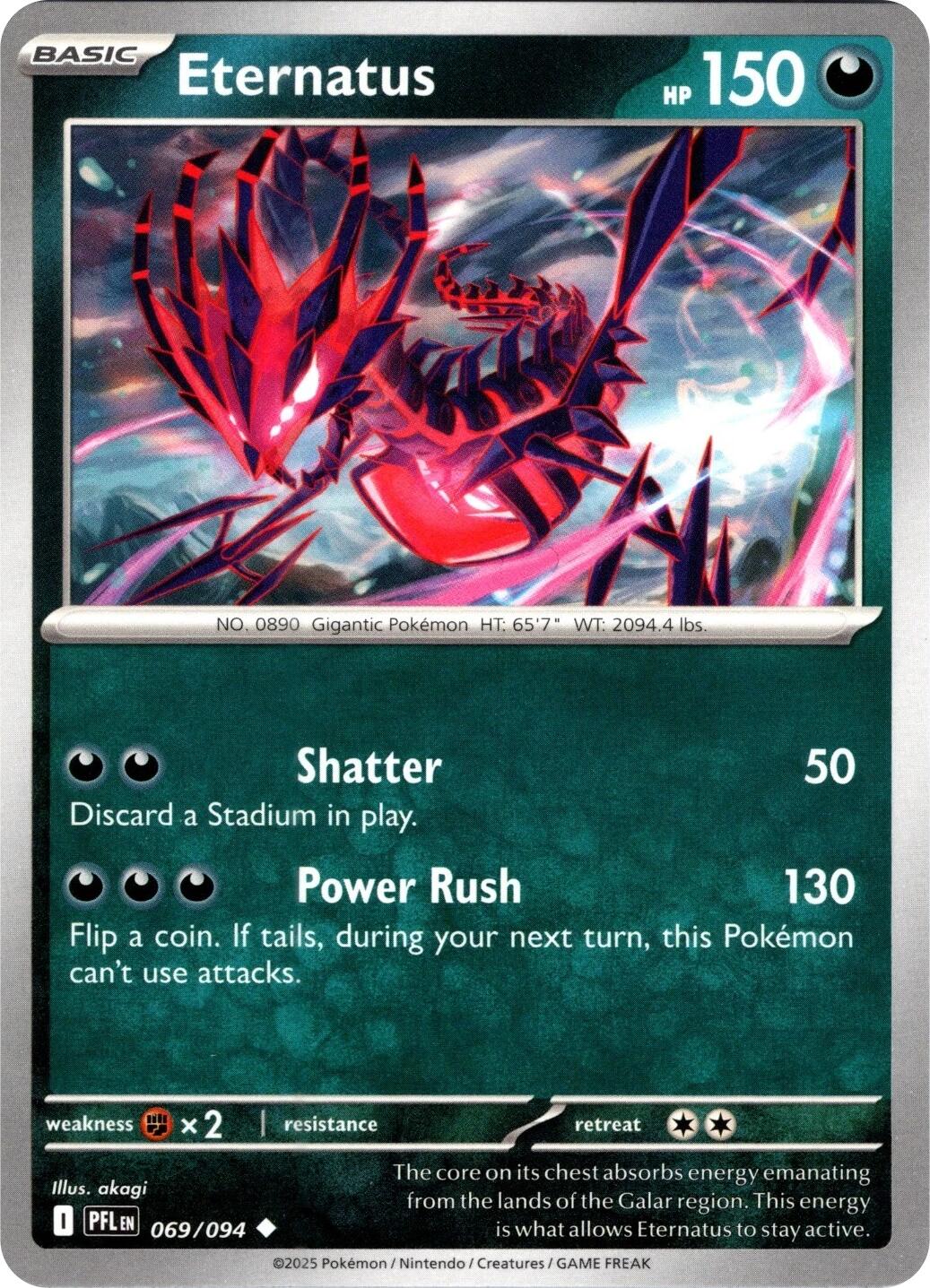 Eternatus (069/094) [Mega Evolution: Phantasmal Flames] | Odin's Place