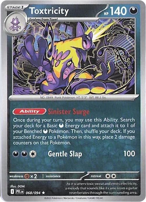 Toxtricity (068/094) [Mega Evolution: Phantasmal Flames] | Odin's Place