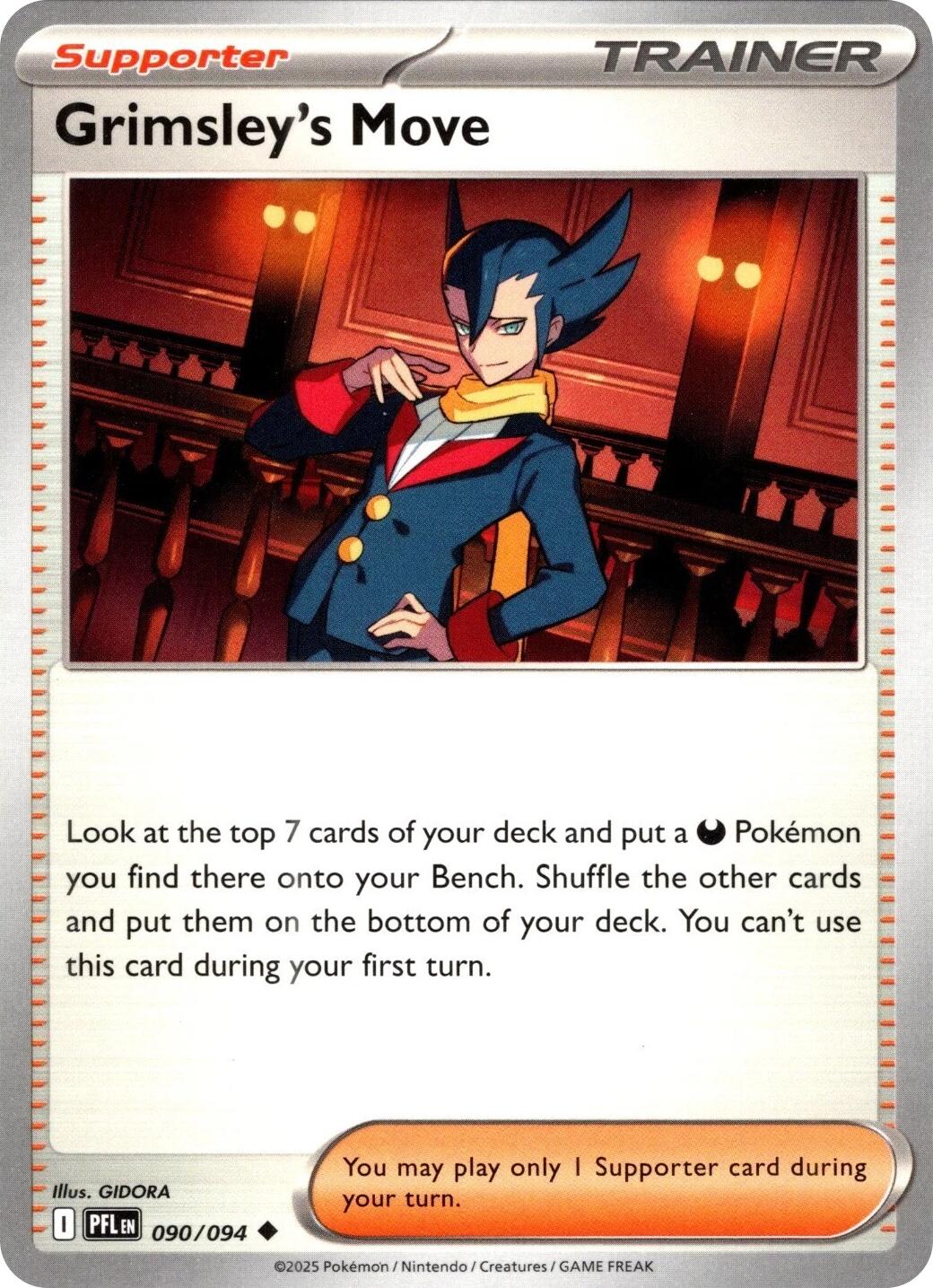 Grimsley's Move (090/094) [Mega Evolution: Phantasmal Flames] | Odin's Place