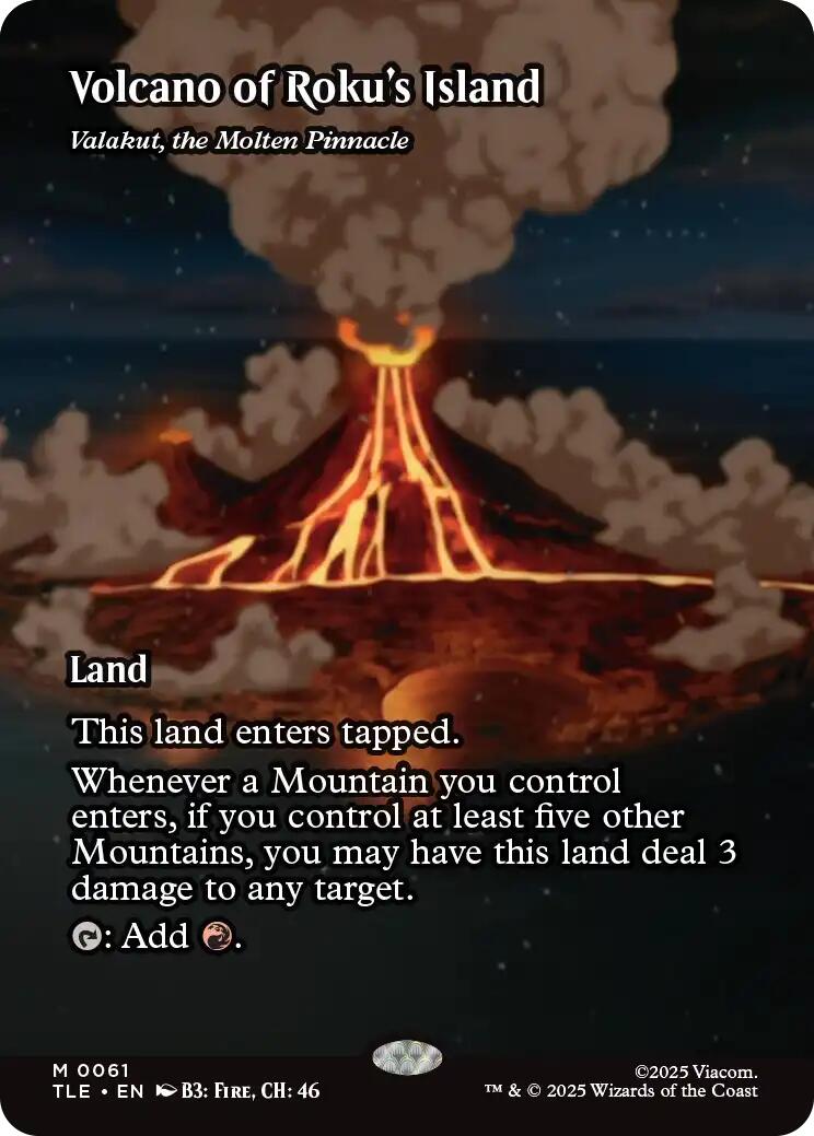 Volcano of Roku's Island - Valakut, the Molten Pinnacle [Avatar: The Last Airbender: Eternal-Legal] | Odin's Place