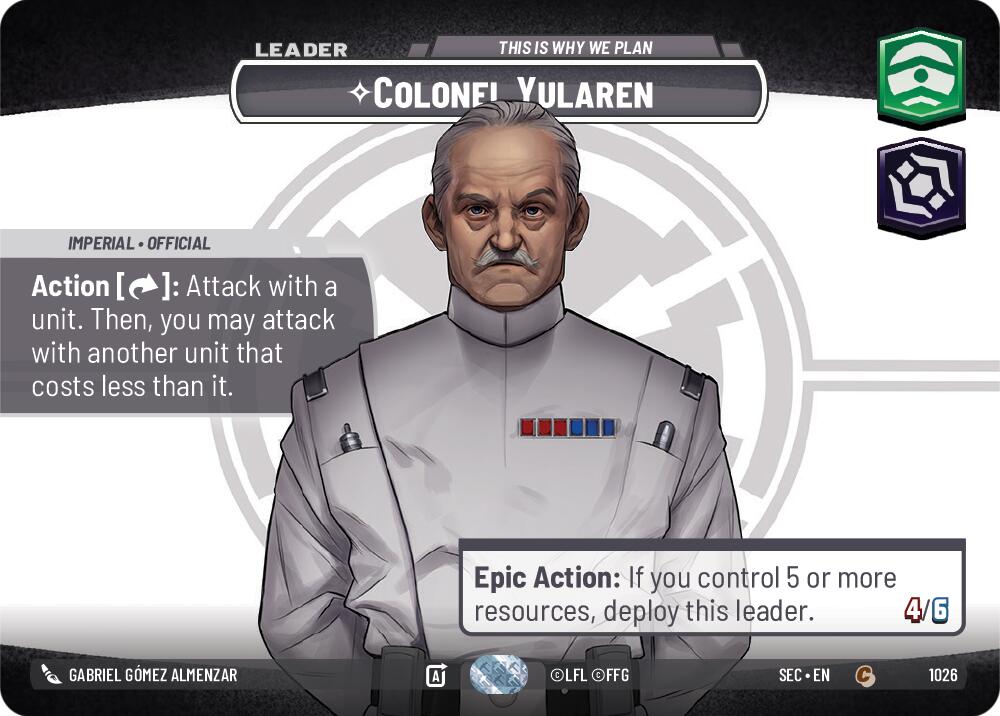 Colonel Yularen - This is Why We Plan (Showcase) (1026) (1026) [Secrets of Power] | Odin's Place