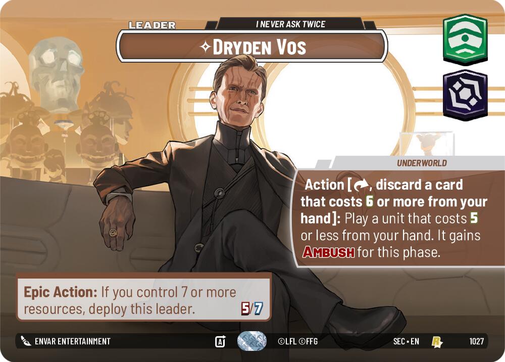 Dryden Vos - I Never Ask Twice (Showcase) (1027) (1027) [Secrets of Power] | Odin's Place