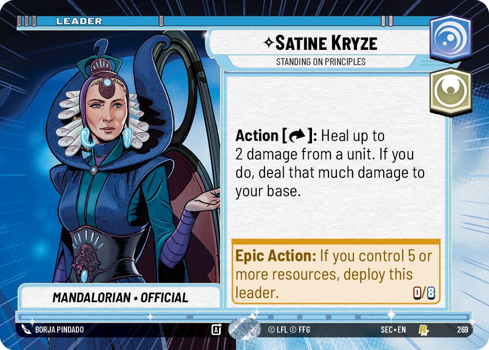 Satine Kryze - Standing on Principles (Hyperspace) (269) (269) [Secrets of Power] | Odin's Place
