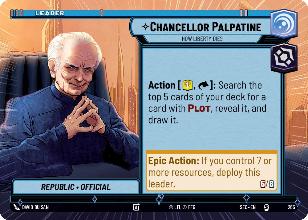 Chancellor Palpatine - How Liberty Dies (Hyperspace) (265) (265) [Secrets of Power] | Odin's Place