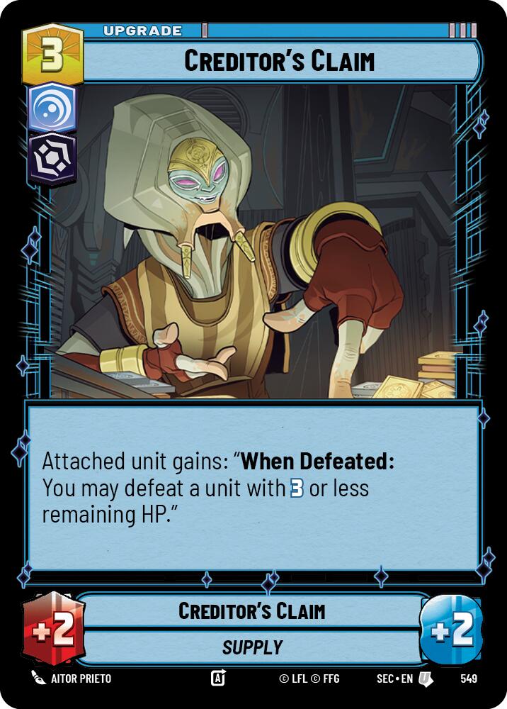 Creditor's Claim (549) (Foil) (549) [Secrets of Power] | Odin's Place