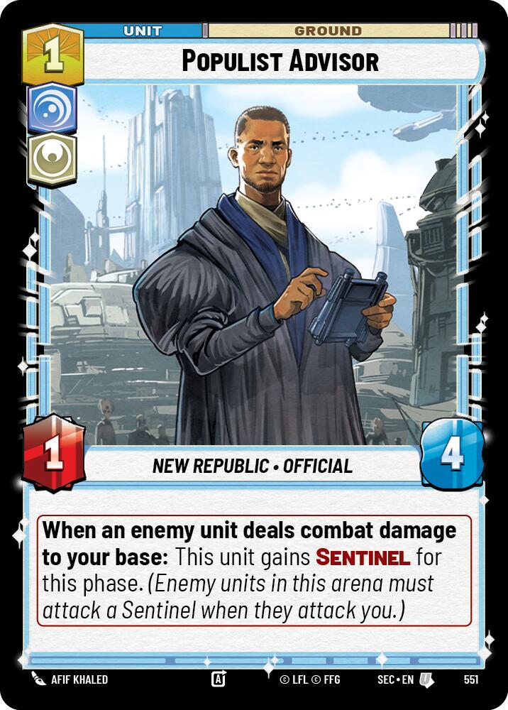 Populist Advisor (551) (Foil) (551) [Secrets of Power] | Odin's Place