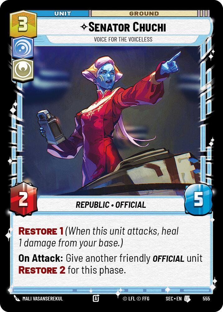 Senator Chuchi - Voice for the Voiceless (Foil) (555) (555) [Secrets of Power] | Odin's Place