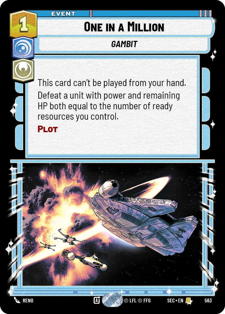 One in a Million (563) (Foil) (563) [Secrets of Power] | Odin's Place