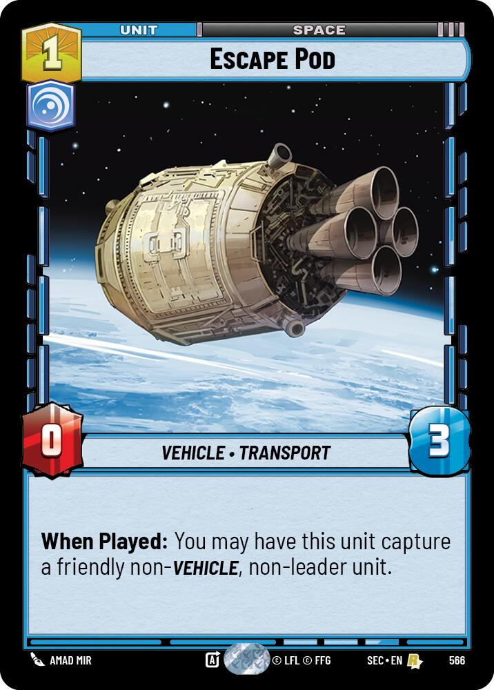 Escape Pod (566) (Foil) (566) [Secrets of Power] | Odin's Place