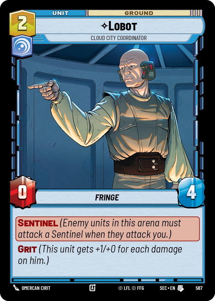 Lobot - Cloud City Coordinator (Foil) (567) (567) [Secrets of Power] | Odin's Place