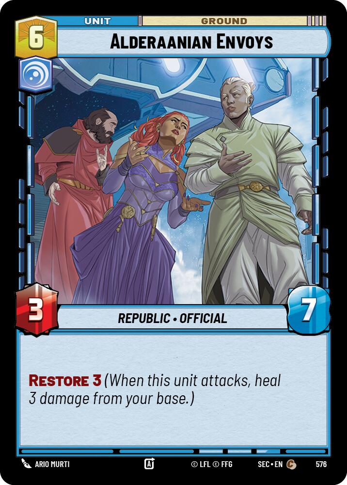Alderaanian Envoys (576) (Foil) (576) [Secrets of Power] | Odin's Place