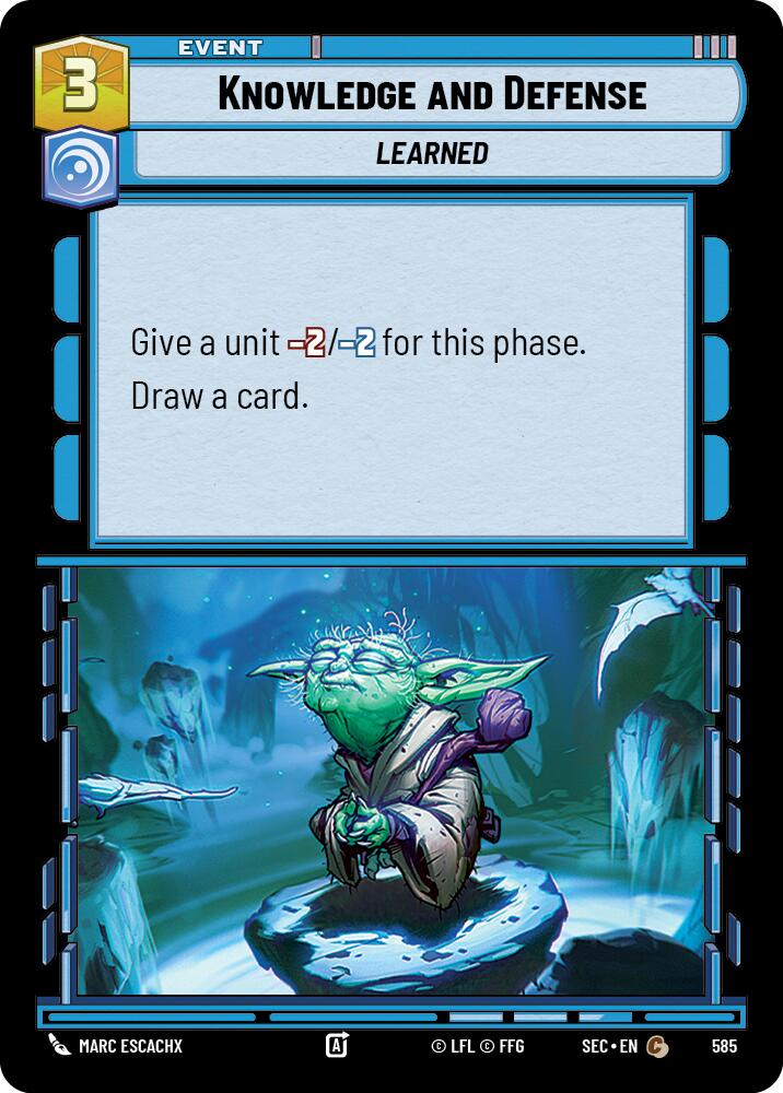 Knowledge and Defense (585) (Foil) (585) [Secrets of Power] | Odin's Place