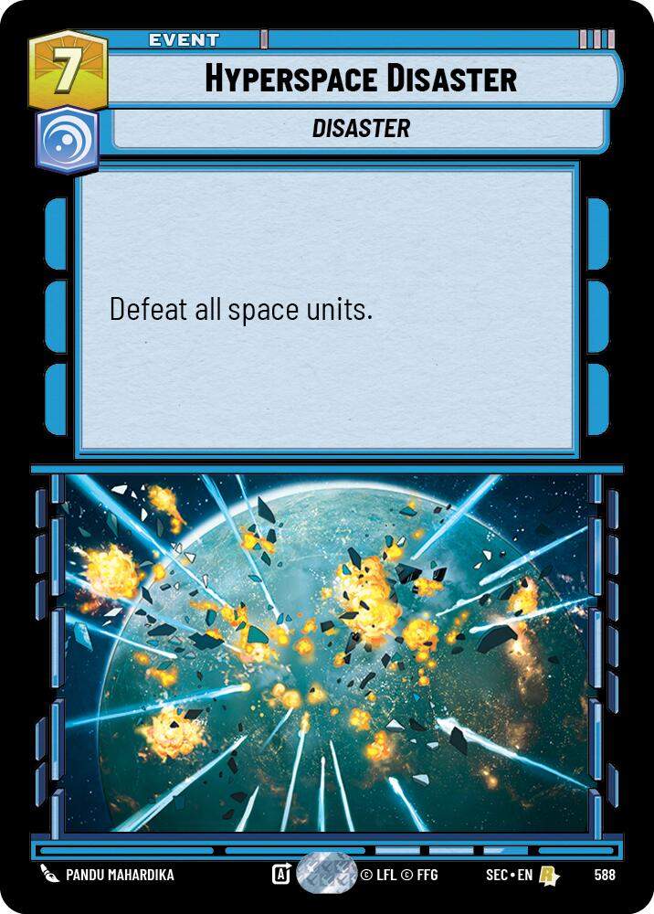 Hyperspace Disaster (588) (Foil) (588) [Secrets of Power] | Odin's Place