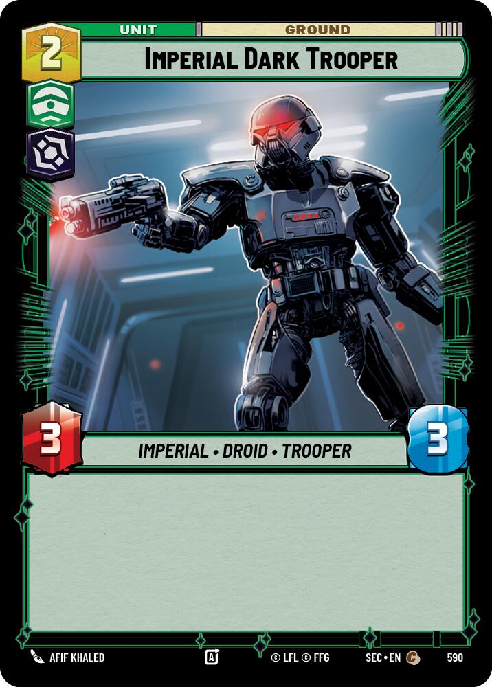 Imperial Dark Trooper (590) (Foil) (590) [Secrets of Power] | Odin's Place