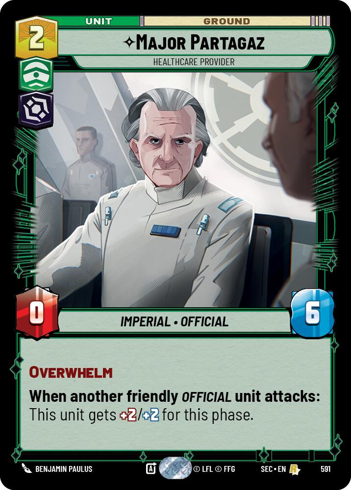 Major Partagaz - Healthcare Provider (Foil) (591) (591) [Secrets of Power] | Odin's Place