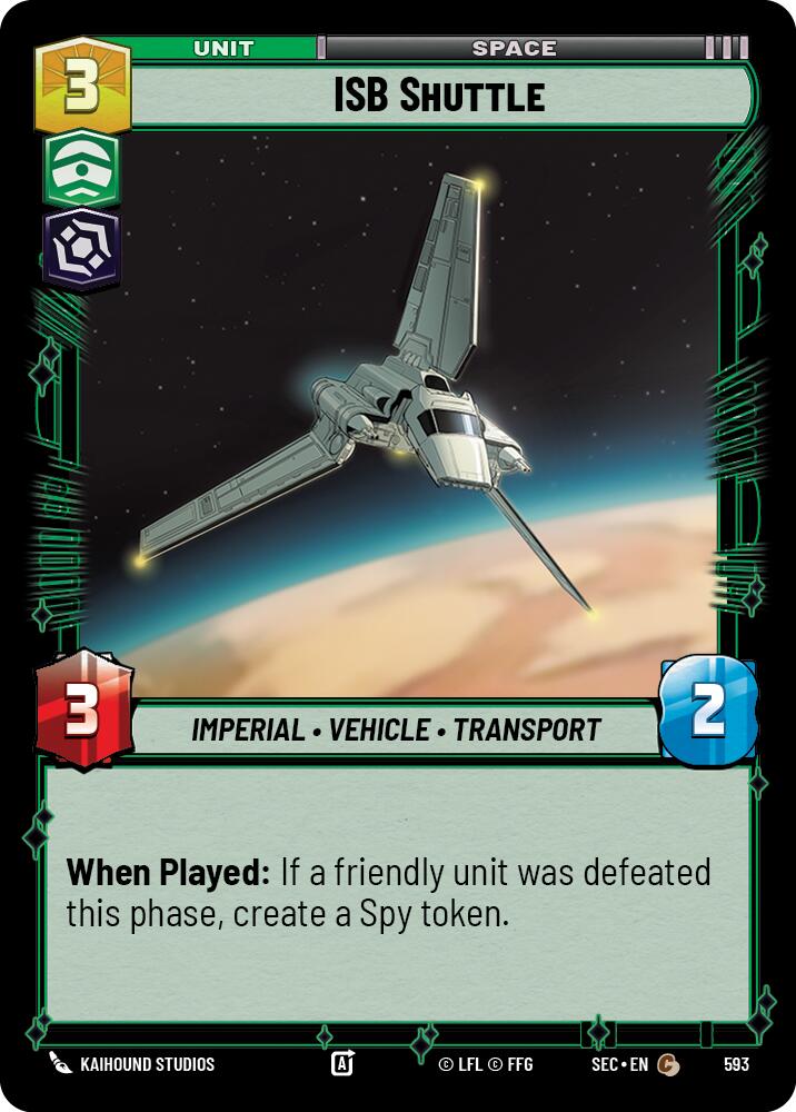 ISB Shuttle (593) (Foil) (593) [Secrets of Power] | Odin's Place