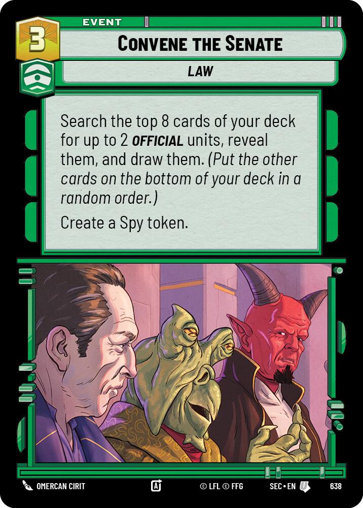 Convene the Senate (638) (Foil) (638) [Secrets of Power] | Odin's Place