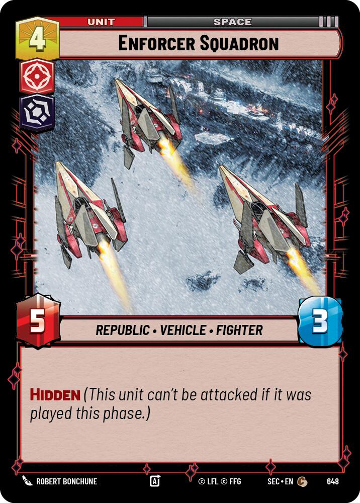 Enforcer Squadron (648) (Foil) (648) [Secrets of Power] | Odin's Place