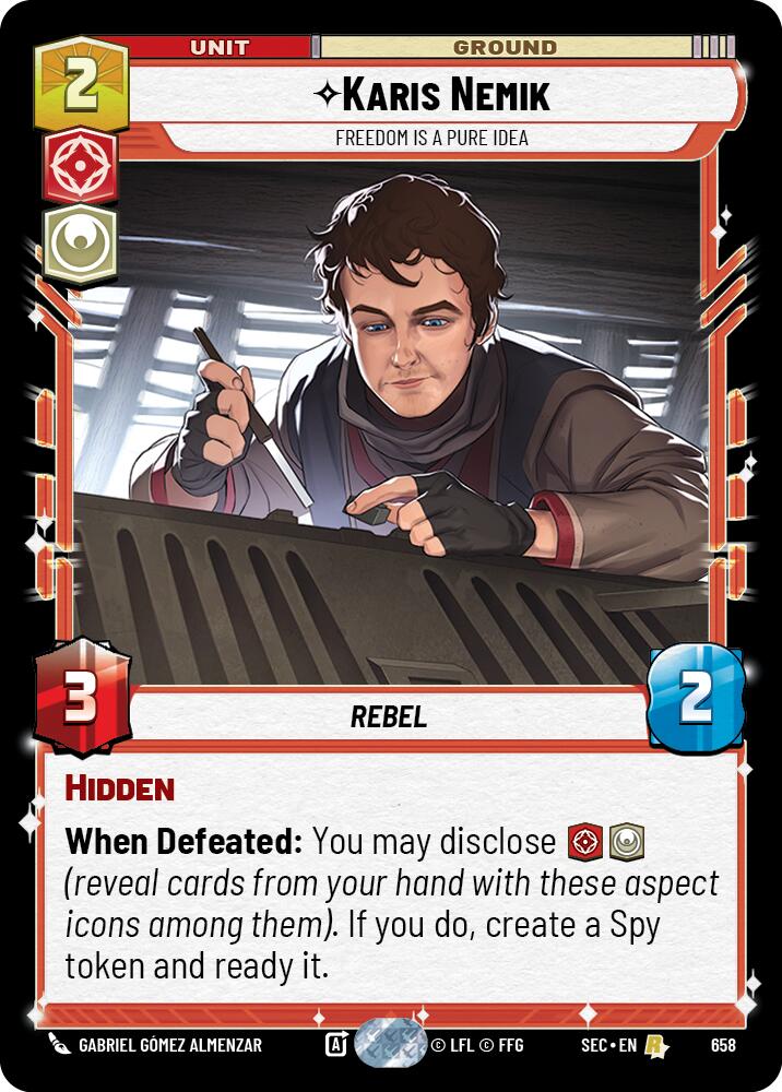 Karis Nemik - Freedom is a Pure Idea (Foil) (658) (658) [Secrets of Power] | Odin's Place