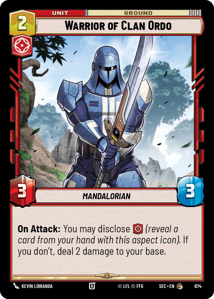 Warrior of Clan Ordo (674) (Foil) (674) [Secrets of Power] | Odin's Place