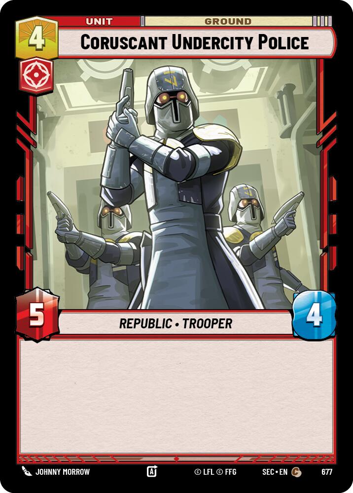 Coruscant Undercity Police (677) (Foil) (677) [Secrets of Power] | Odin's Place