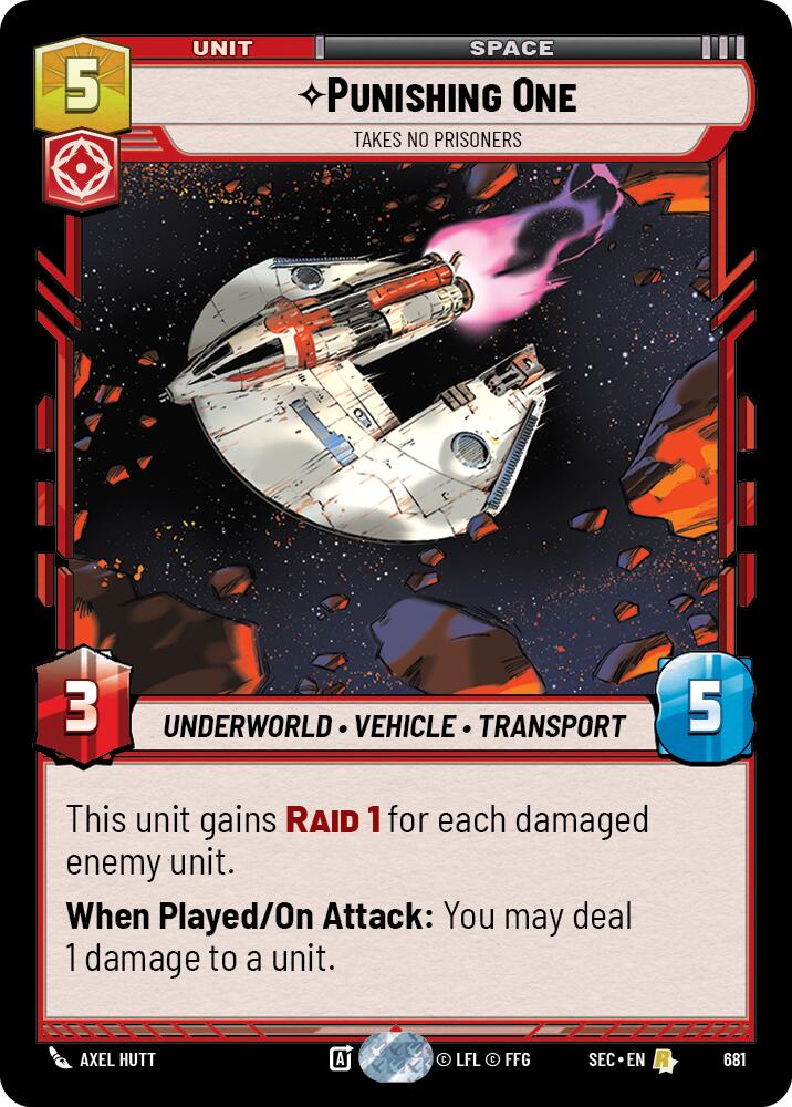 Punishing One - Takes No Prisoners (Foil) (681) (681) [Secrets of Power] | Odin's Place