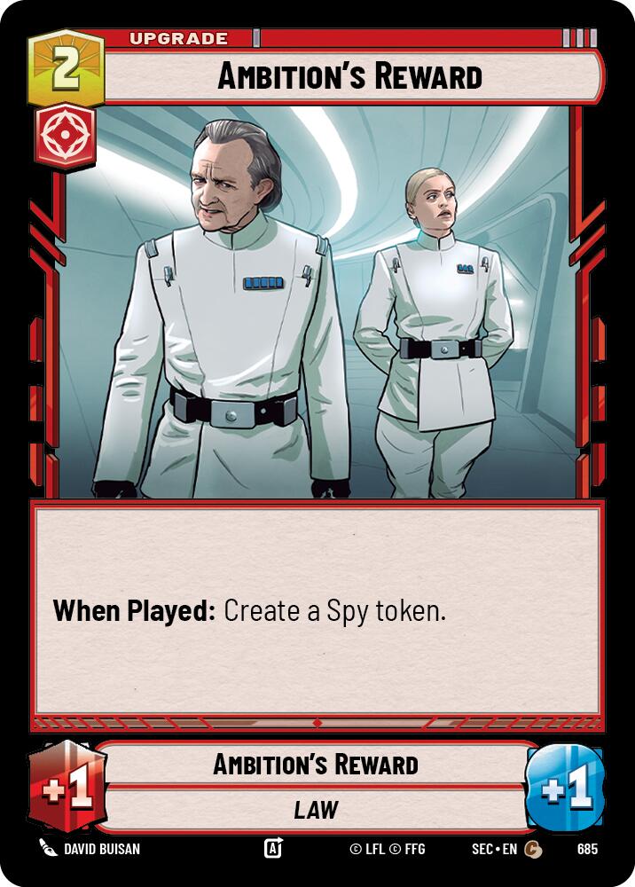 Ambition's Reward (685) (Foil) (685) [Secrets of Power] | Odin's Place