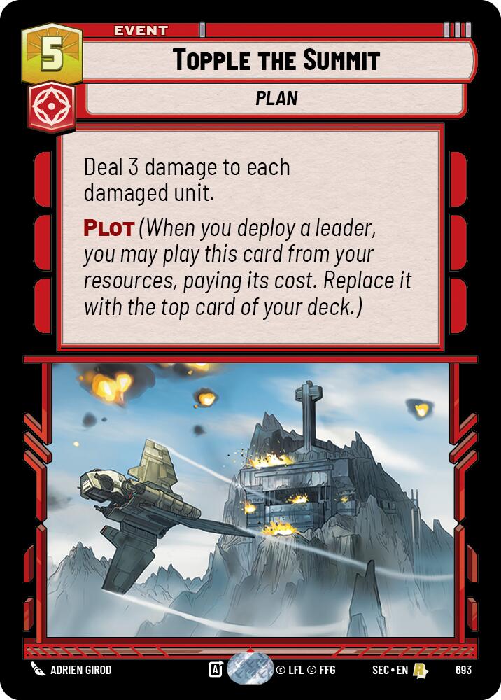 Topple the Summit (693) (Foil) (693) [Secrets of Power] | Odin's Place