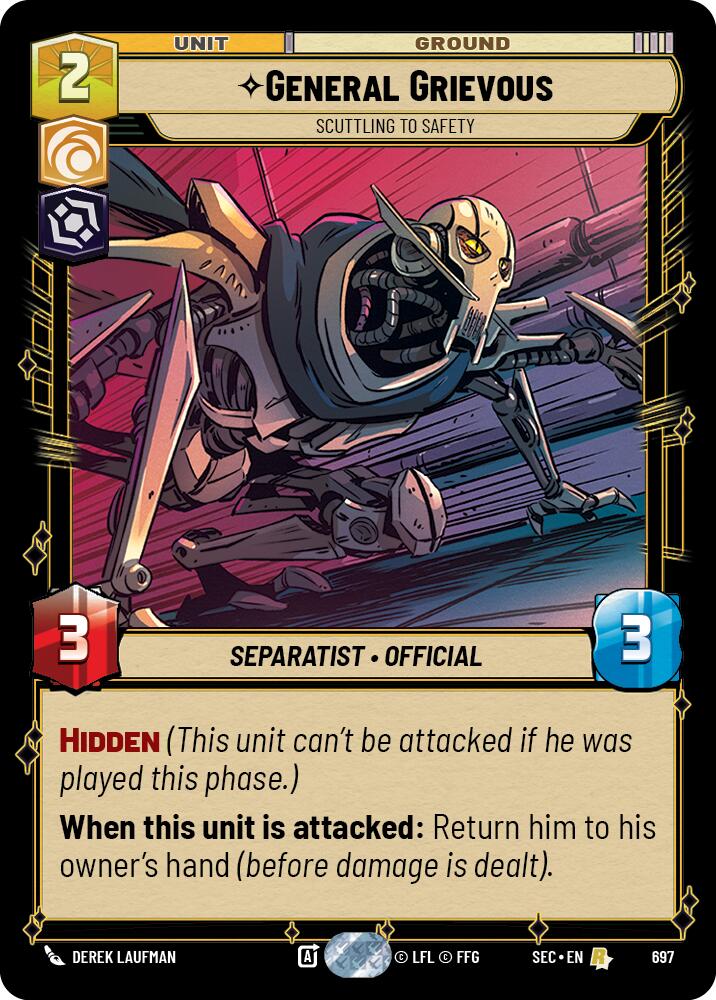 General Grievous - Scuttling to Safety (Foil) (697) (697) [Secrets of Power] | Odin's Place