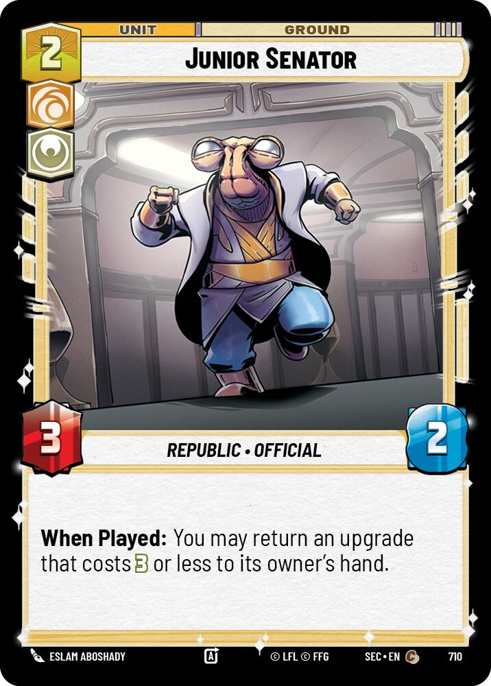 Junior Senator (710) (Foil) (710) [Secrets of Power] | Odin's Place