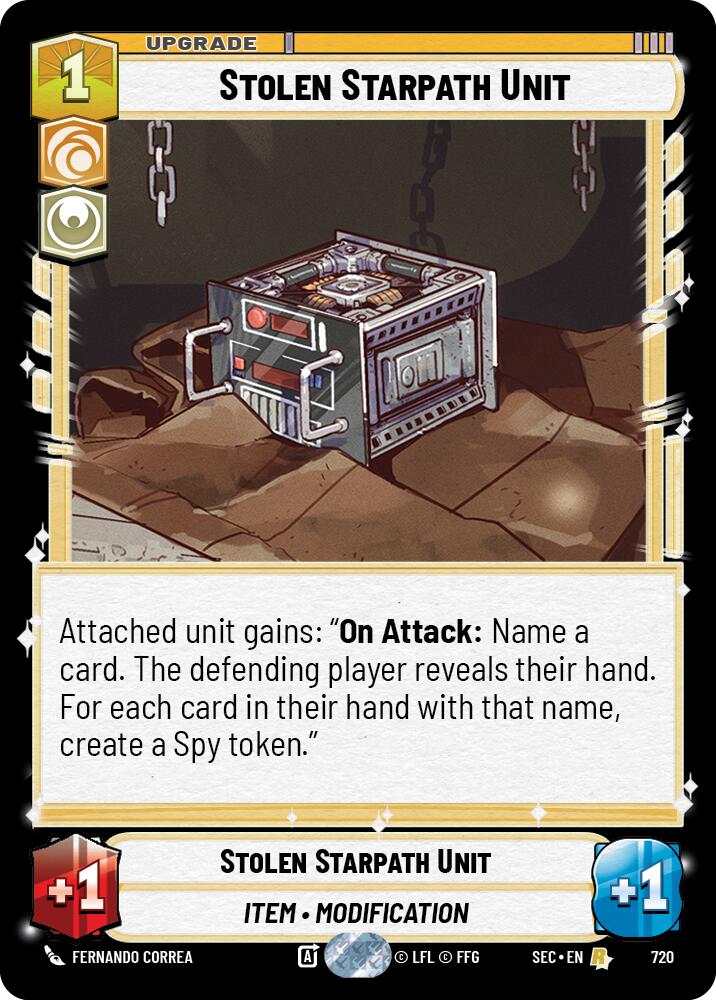Stolen Starpath Unit (720) (Foil) (720) [Secrets of Power] | Odin's Place