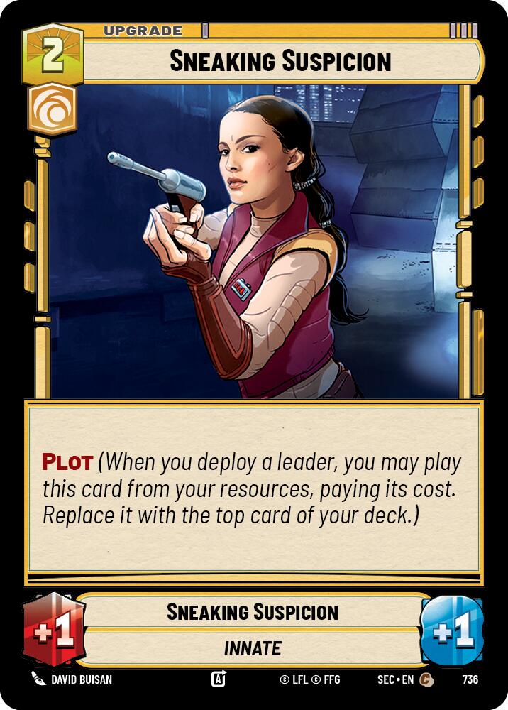 Sneaking Suspicion (736) (Foil) (736) [Secrets of Power] | Odin's Place