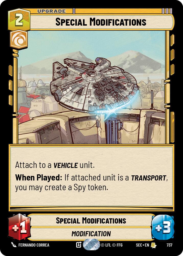 Special Modifications (737) (Foil) (737) [Secrets of Power] | Odin's Place
