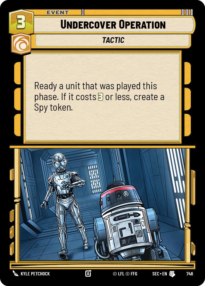 Undercover Operation (746) (Foil) (746) [Secrets of Power] | Odin's Place