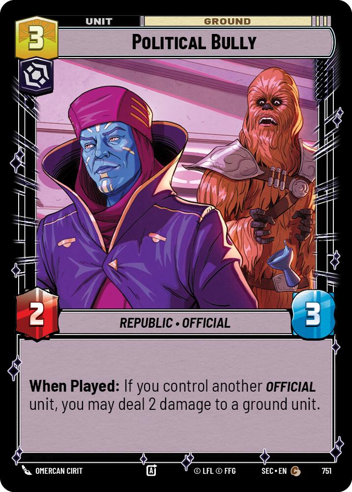 Political Bully (751) (Foil) (751) [Secrets of Power] | Odin's Place