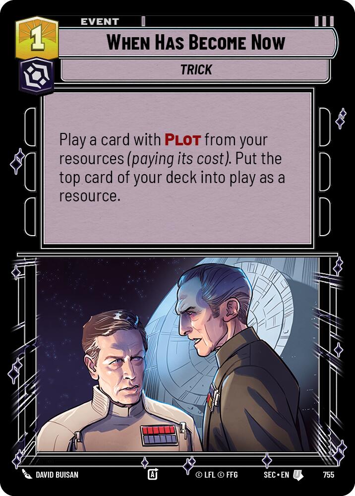 When Has Become Now (755) (Foil) (755) [Secrets of Power] | Odin's Place