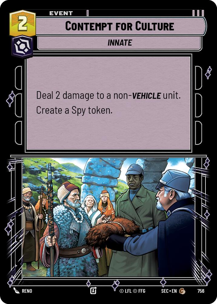 Contempt for Culture (756) (Foil) (756) [Secrets of Power] | Odin's Place