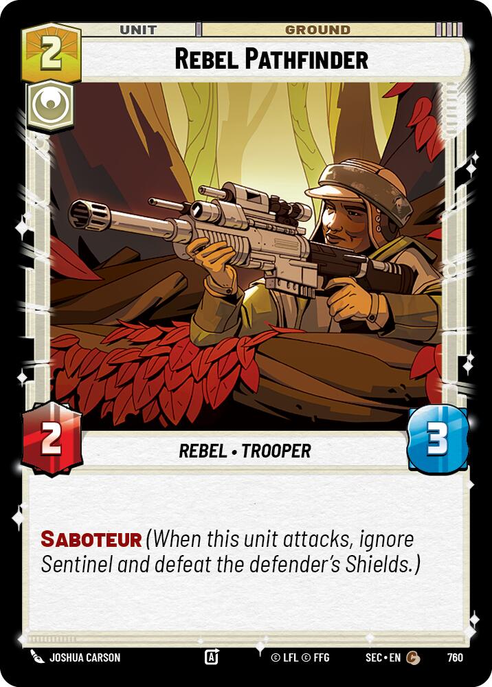 Rebel Pathfinder (760) (Foil) (760) [Secrets of Power] | Odin's Place